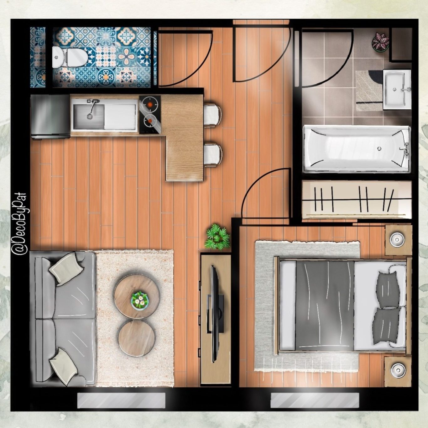 plan 2D conseil déco